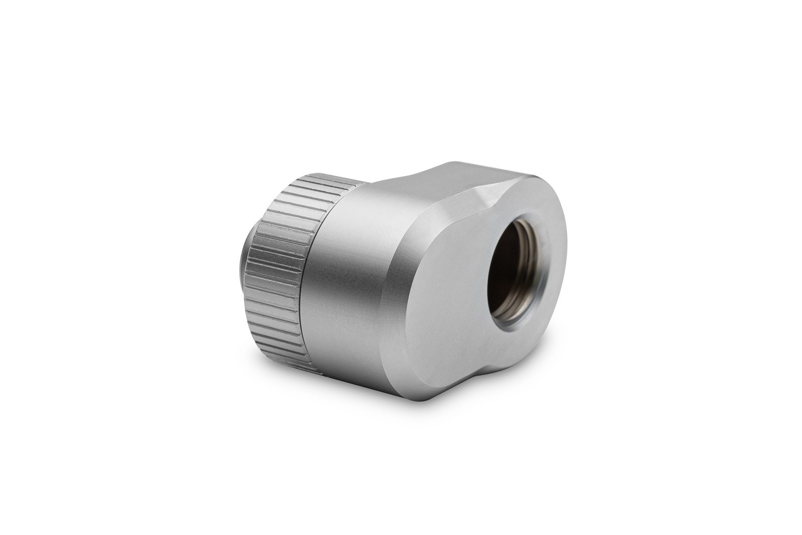 Adaptador offset giratorio de par EKWB EK-Quantum, 14 mm, titanio satinado - Imagen 2 de 5