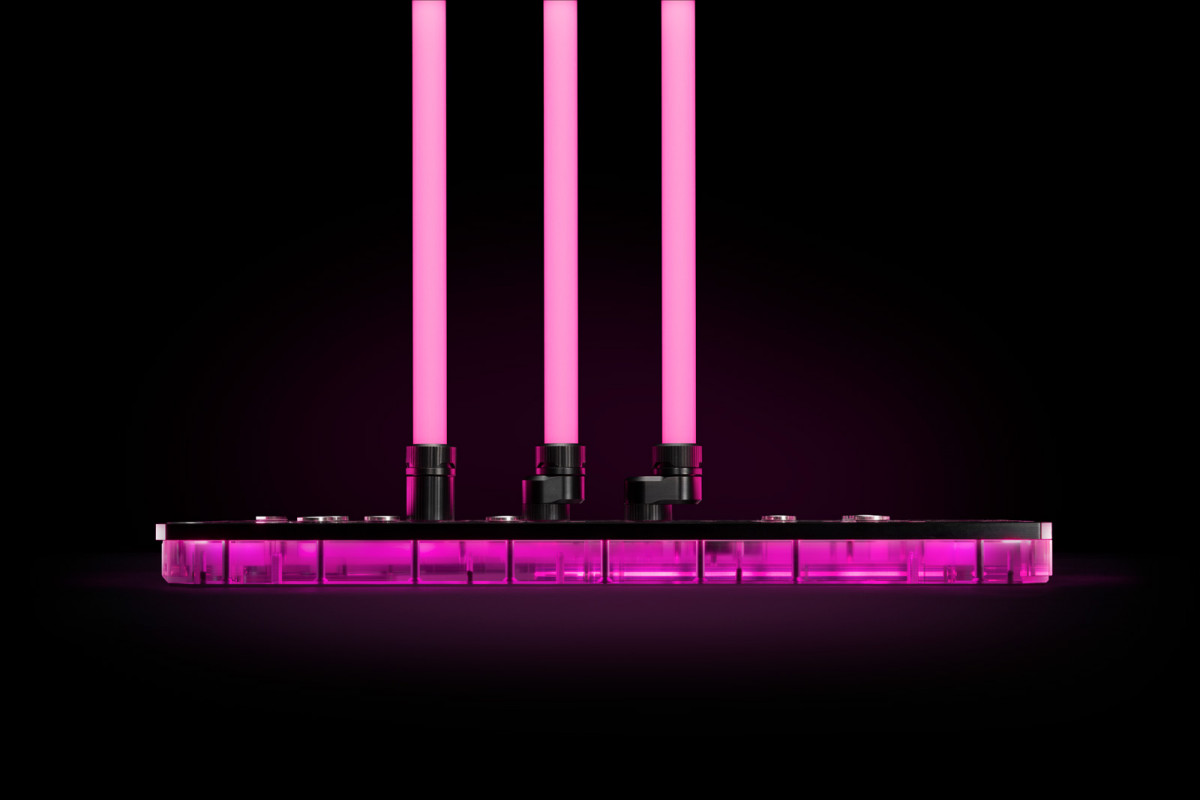 EKWB EK-Quantum Torque Rotary Offset Adapter Fitting, 14mm, Black, 2-pack - Picture 5 of 5