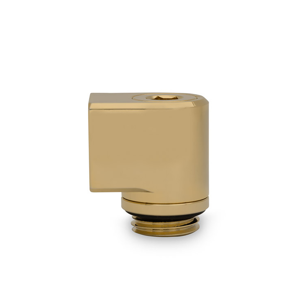 EKWB EK-Quantum Torque Micro Rotary 90 Degree Angled Fitting, Gold - Picture 1 of 5