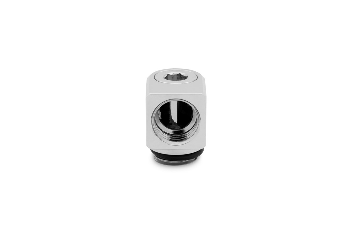 EKWB EK-Quantum Torque Micro Rotary 90 Degree Angled Fitting, Nickel, 4-pack