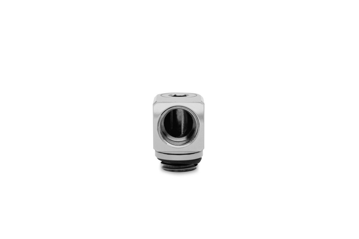 EKWB EK-Quantum Torque Micro Rotary 90 Degree Angled Fitting, Nickel, 4-pack