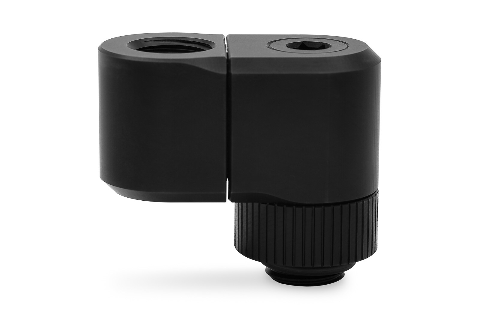 EKWB EK-Quantum Torque Double Rotary Offset 21 Fitting, Black - Afbeelding 3 van 6