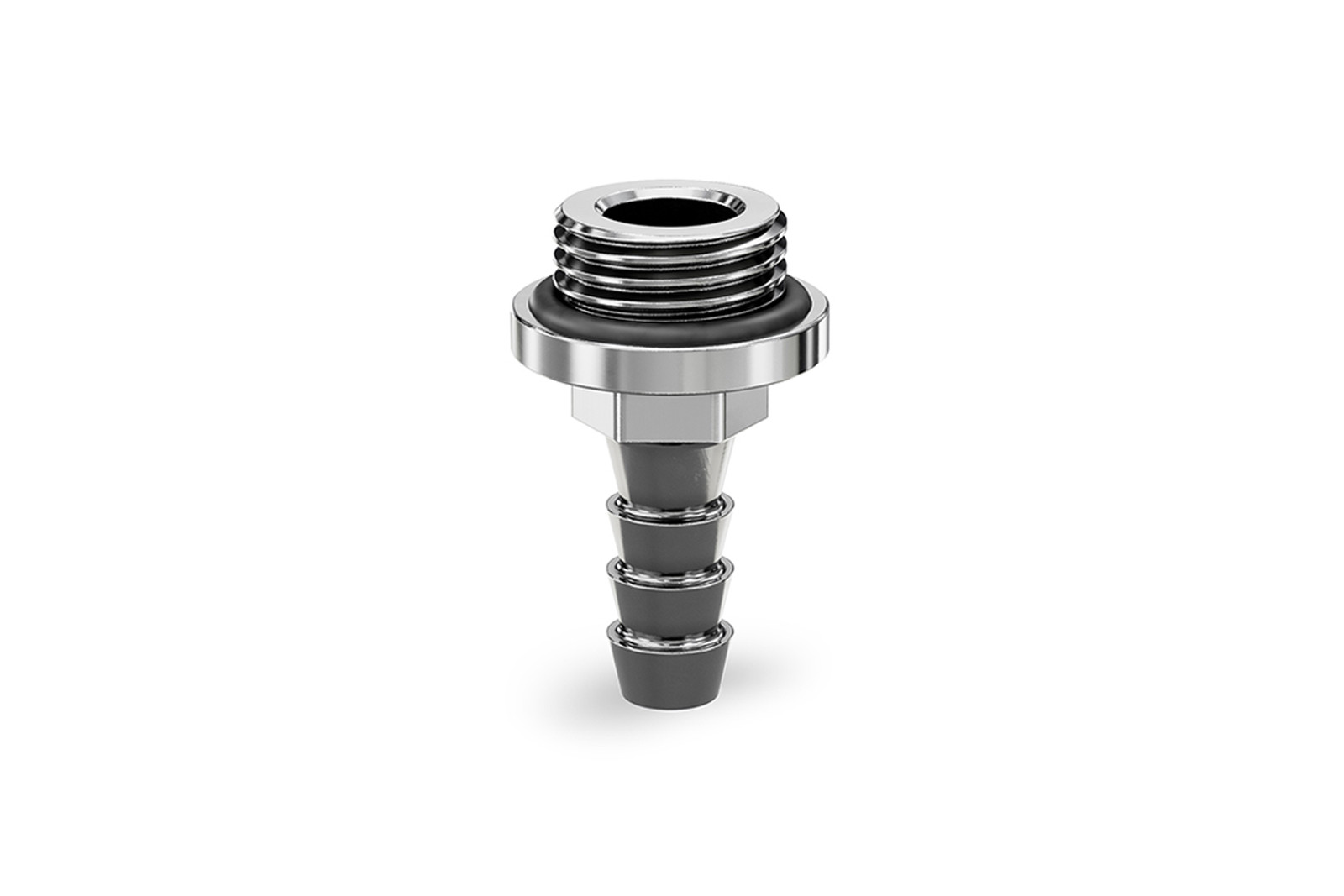 EKWB EK-Pro G1/4" Barb Fitting, 6mm, Nickel - Picture 2 of 2