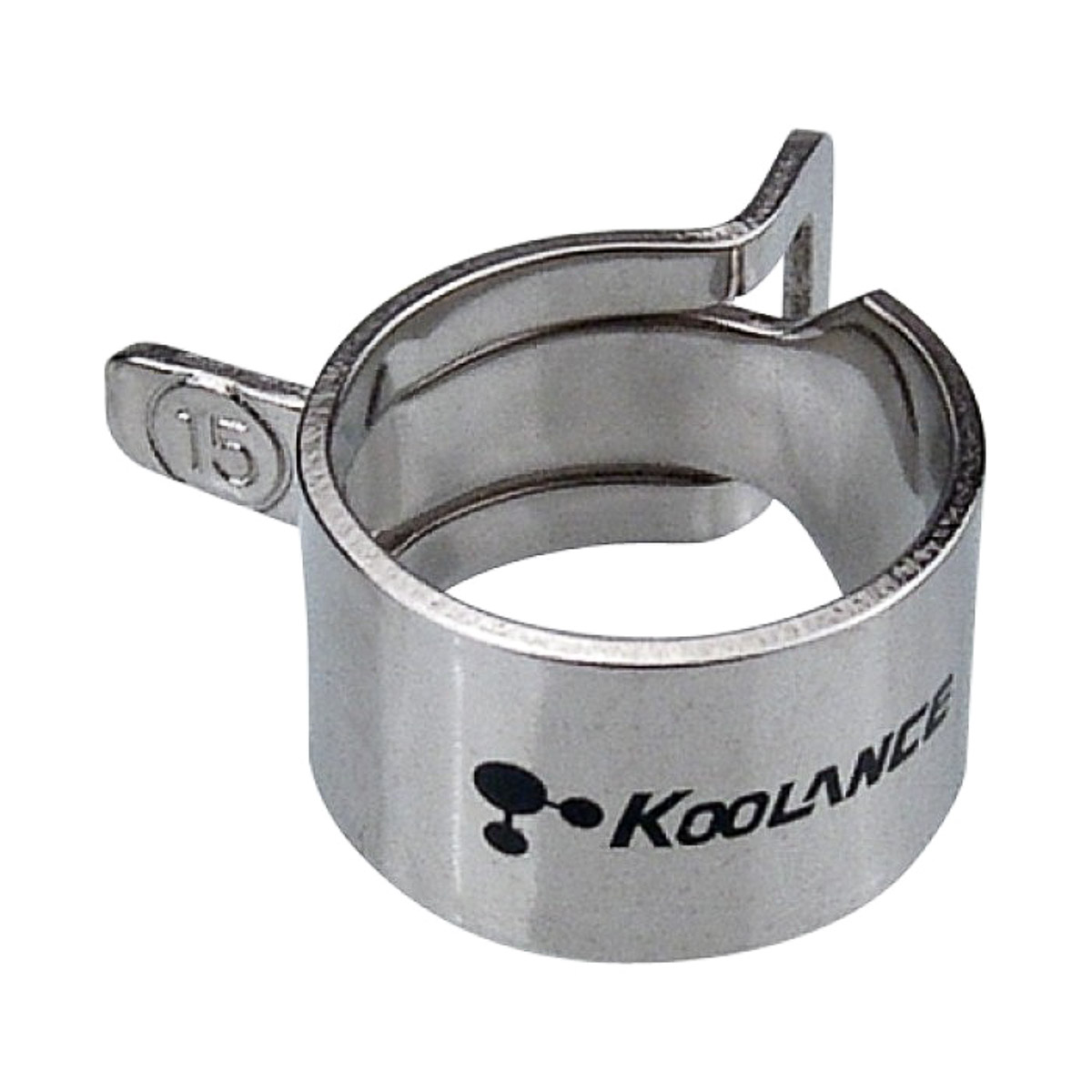 Koolance Schlauchschelle für Außendurchmesser 16 mm (5/8 Zoll), Nickel, 10er-Pack - Bild 2 von 2