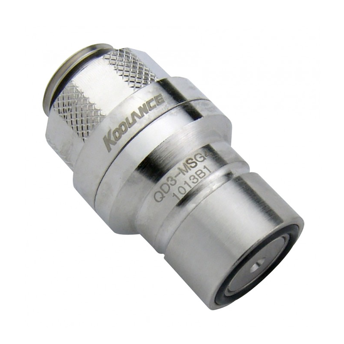 Koolance QD3 Male Quick Disconnect, Male Threaded G 1/4 BSPP, Silver - Picture 1 of 1