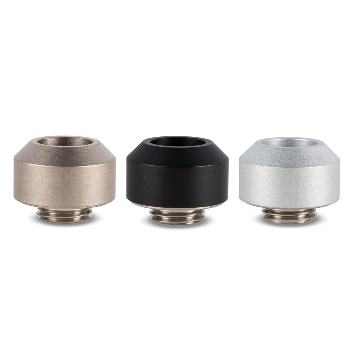 Optimus Hardline Fitting - 1/2", Satin Black, 6-pack - Picture 6 of 7