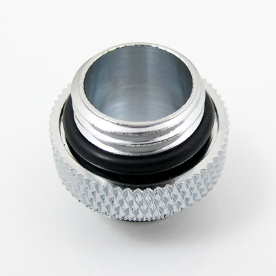 XSPC G1/4" 5mm Male to Male Fitting, Chrome, 4-pack - Picture 3 of 4