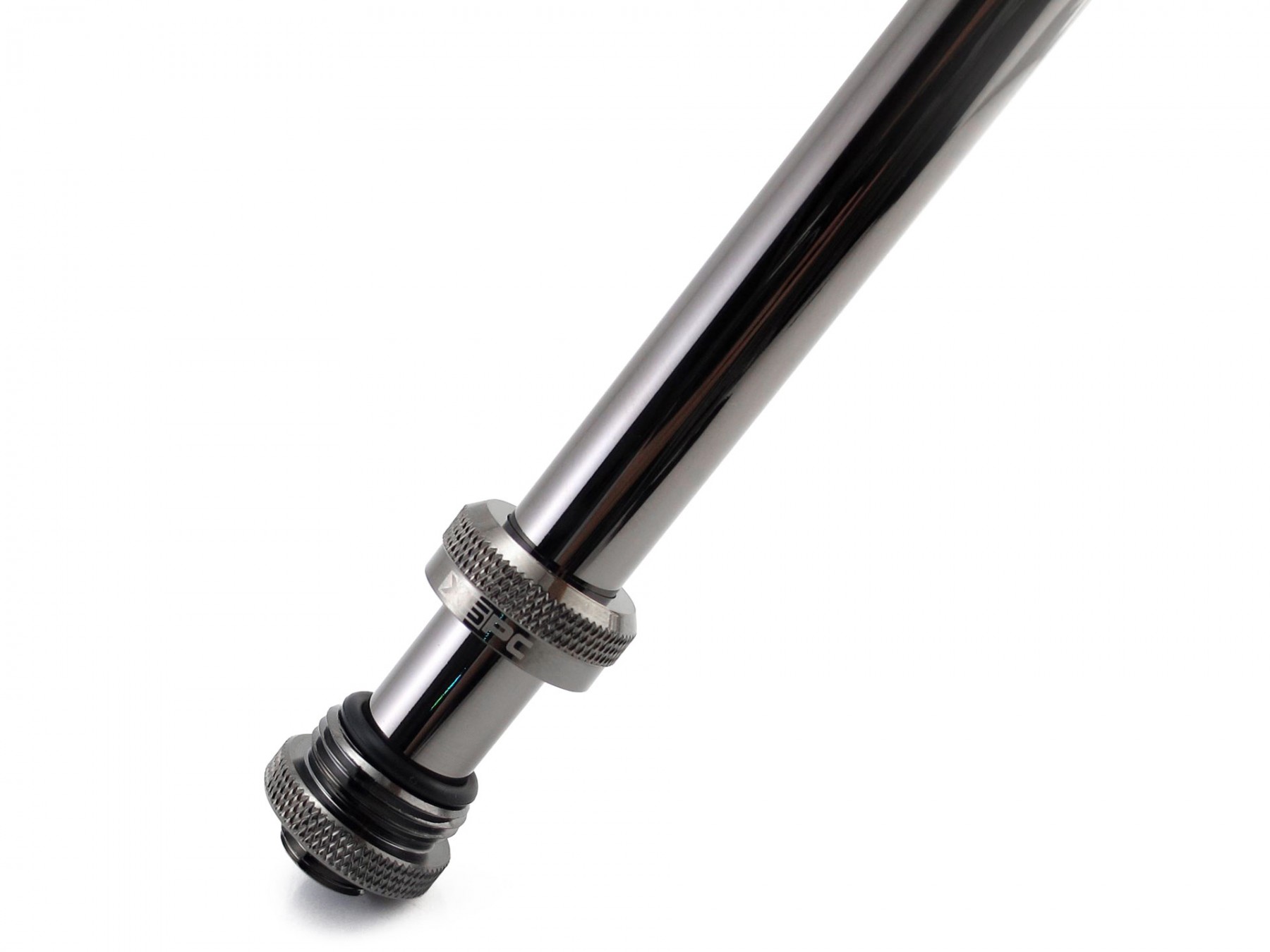 XSPC G1/4" to 10mm ID, 14mm OD Rigid Tubing Fitting, Black Chrome - Picture 7 of 7