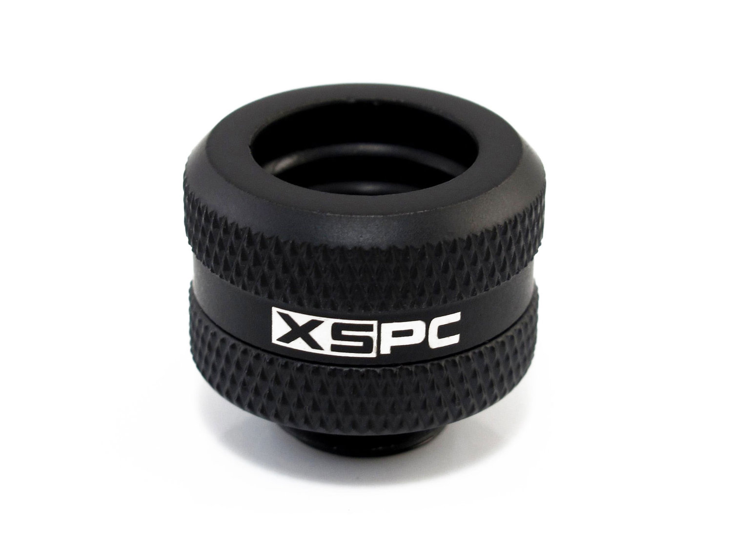 XSPC G1/4" à 10 mm ID, 14 mm OD raccord de tube rigide, noir mat, pack de 8 - Photo 2/7