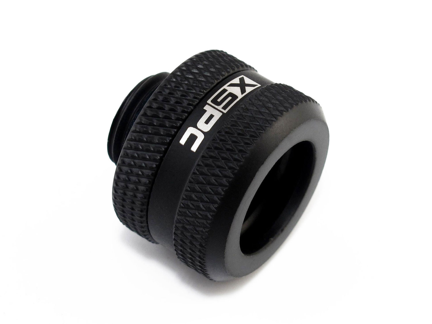 XSPC G1/4" à 10 mm ID, 14 mm OD raccord de tube rigide, noir mat, pack de 8 - Photo 3/7