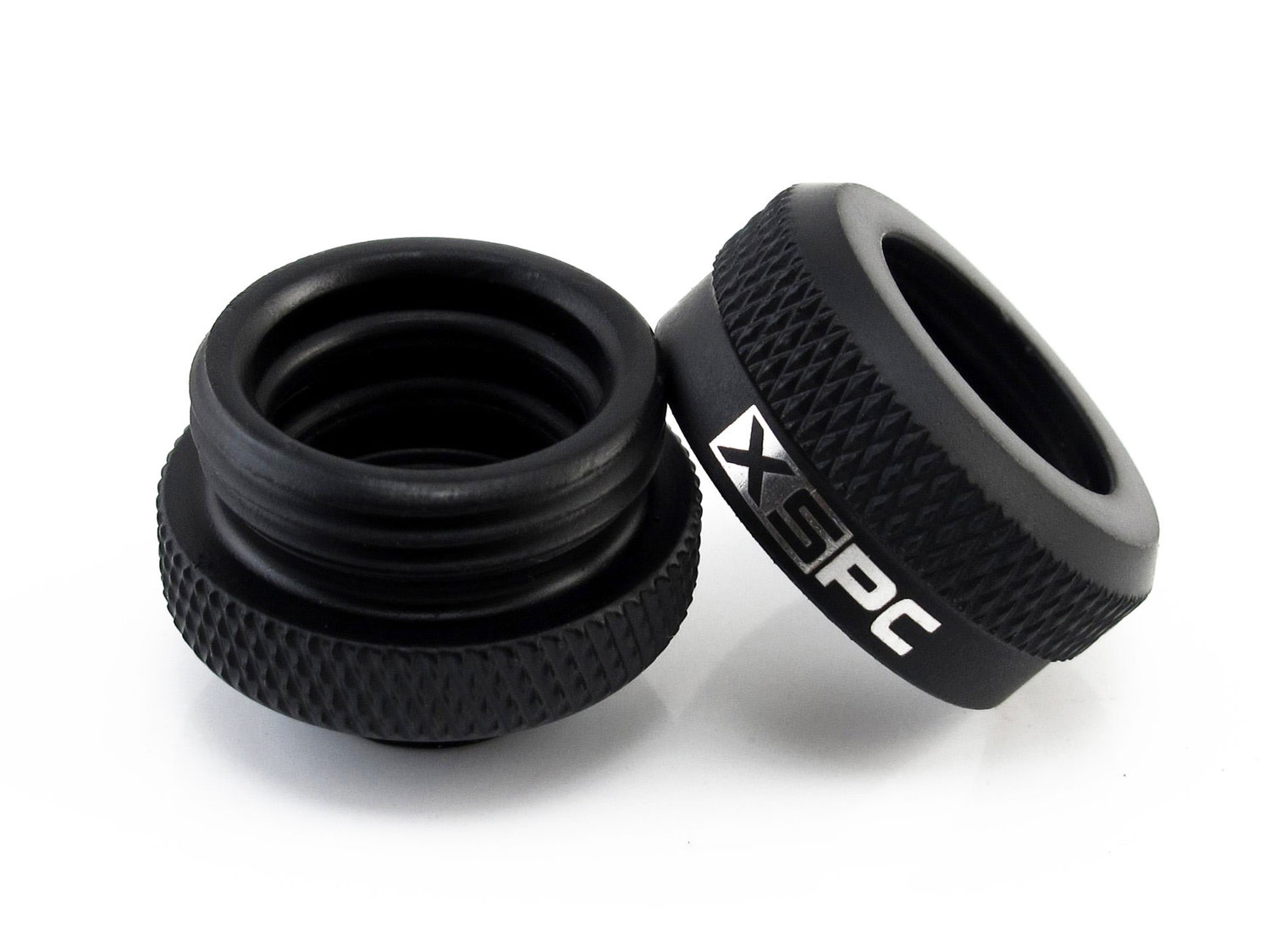 XSPC G1/4" à 10 mm ID, 14 mm OD raccord de tube rigide, noir mat, pack de 8 - Photo 5/7