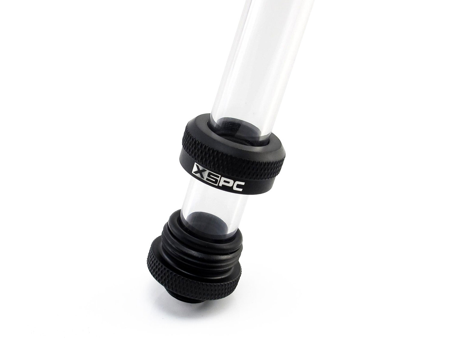 XSPC G1/4" à 10 mm ID, 14 mm OD raccord de tube rigide, noir mat, pack de 8 - Photo 7/7