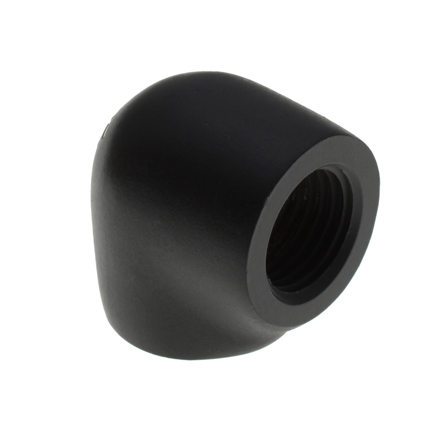 XSPC G1/4" hembra a hembra 90 grados de ajuste de codo, negro mate - Imagen 5 de 7