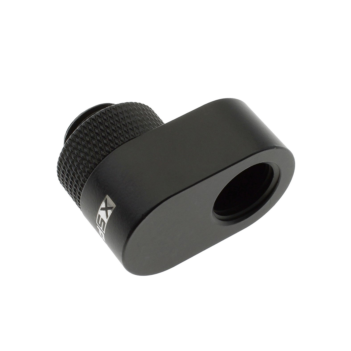 XSPC G1/4" Rotary 14mm Offset Adapter Fitting, Matte Black, 2-pack - Picture 2 of 3