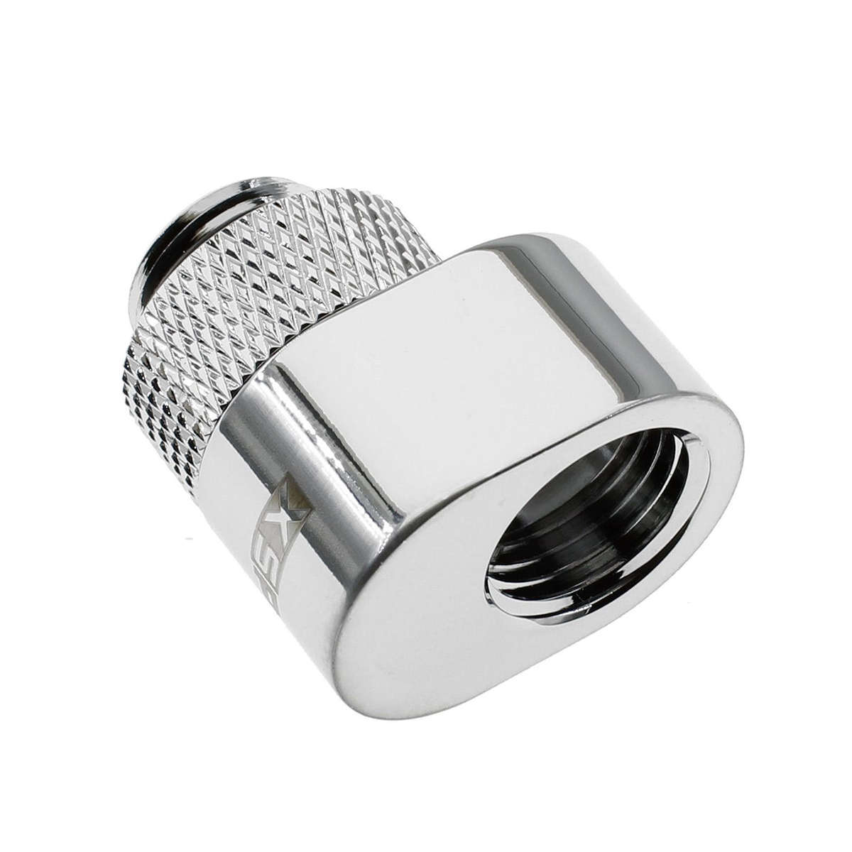 XSPC G1/4" Rotativo 7mm y 14mm Juego de Montaje Adaptador Desplazado, Cromo - Imagen 2 de 5
