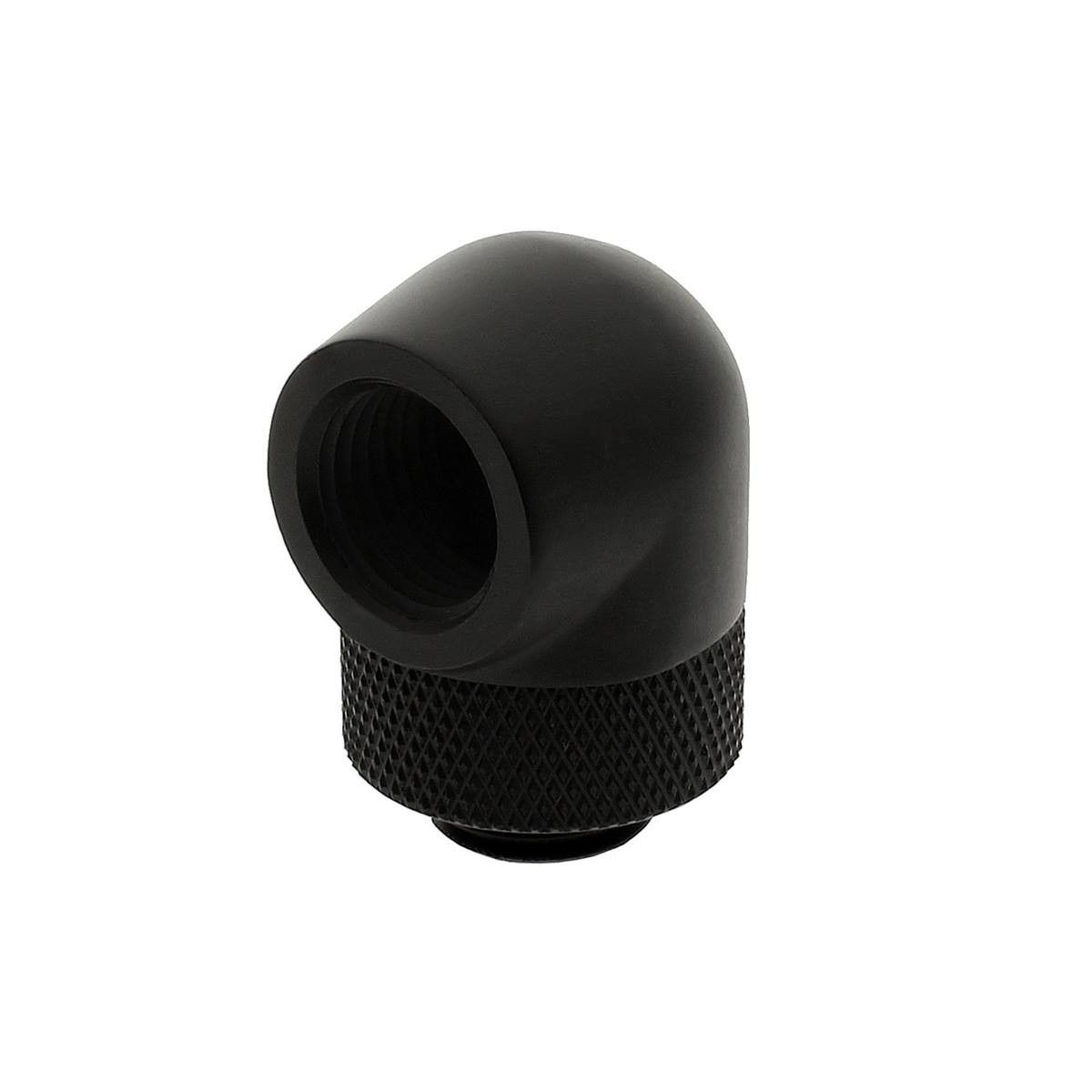 XSPC G1/4" 3/8" ID, 5/8" OD Fitting V2 and 90 Degree Rotary Fitting, Matte Black - Picture 6 of 7