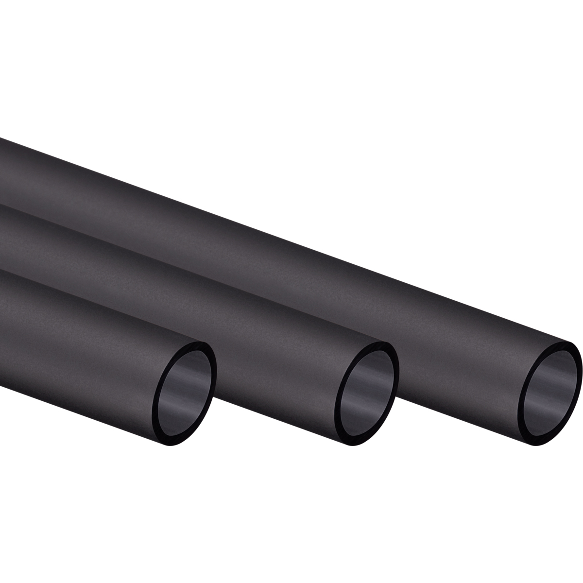 Corsair Hydro X Series XT Hardline 12mm Tubing, 1 Meter, Satin Black, 3-pack - Afbeelding 2 van 3