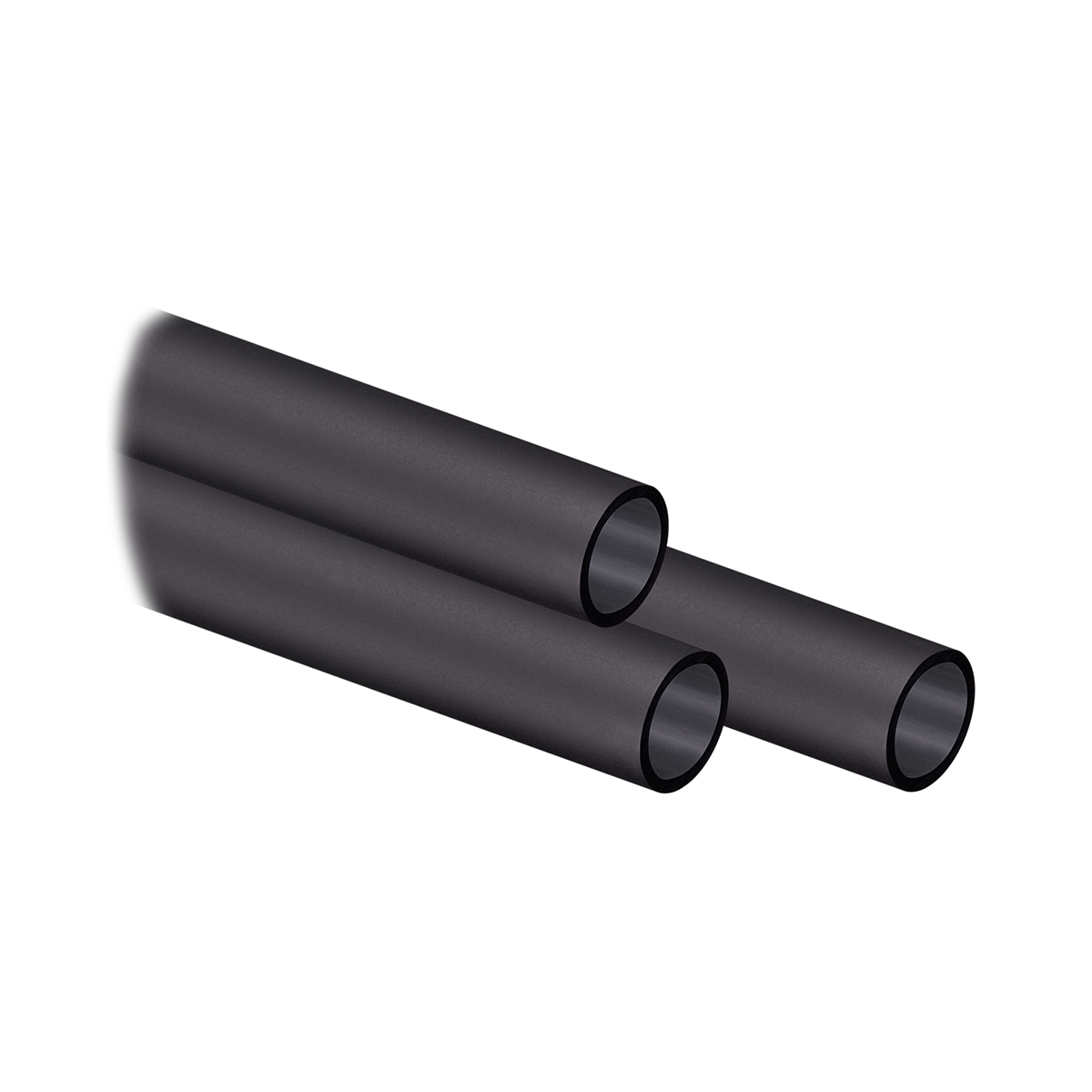 Corsair Hydro X Series XT Hardline 12mm Tubing, 1 Meter, Satin Black, 3-pack - Afbeelding 1 van 3