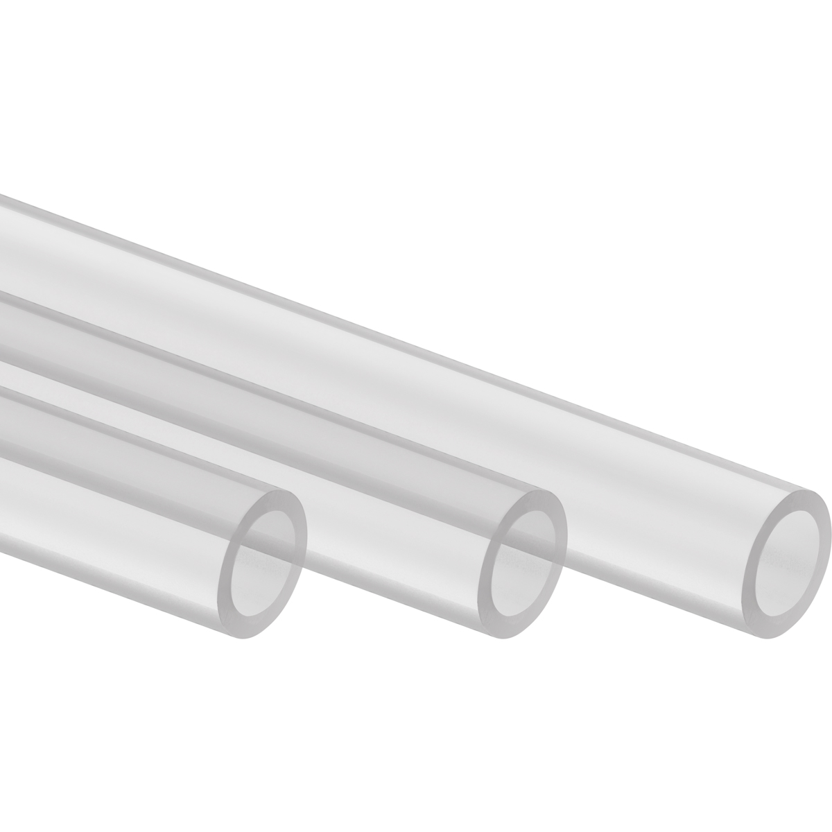 Corsair XT Hardline 14 mm Schlauch, 1 Meter, satiniert transparent, 3er Pack - Bild 2 von 3