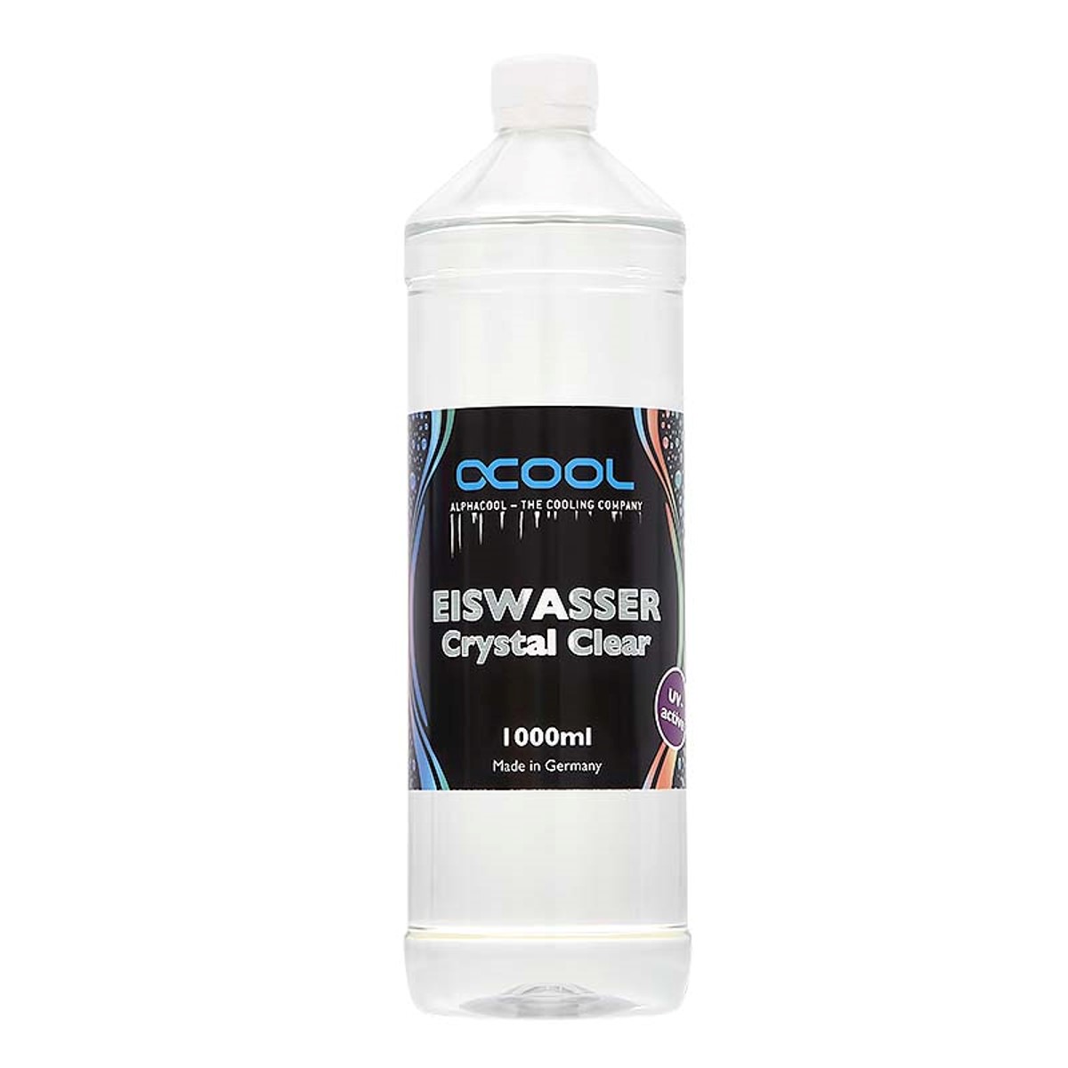 Alphacool Eiswasser Cristal Premezclado PC Refrigerante, 1000 ml, UV Transparente - Imagen 1 de 5