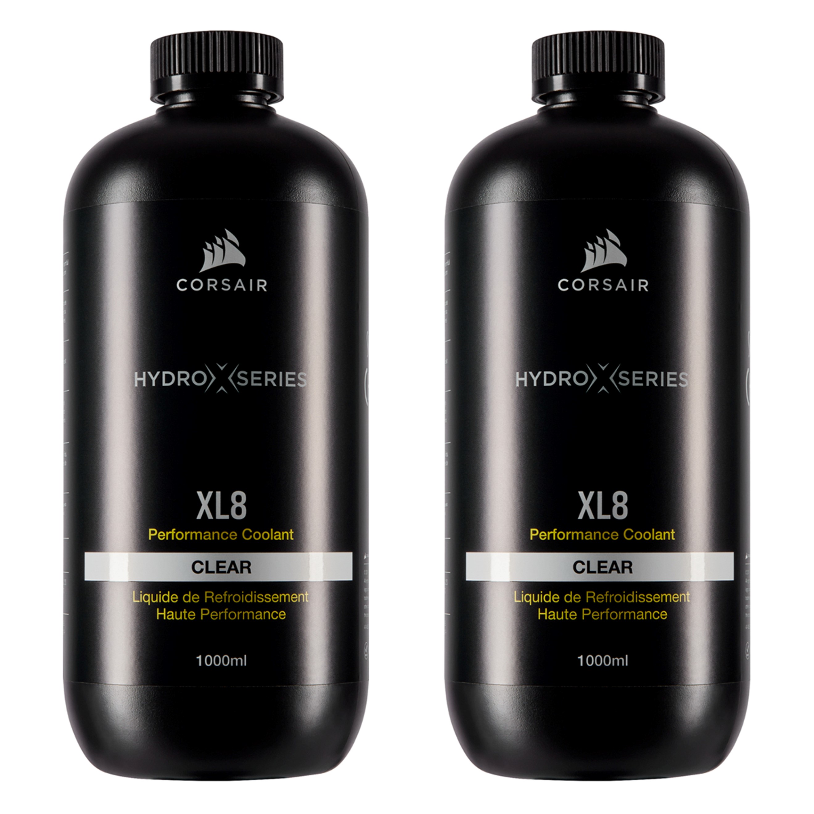 Corsair Hydro X Series XL8 Performance PC Coolant, 1 Liter, Clear, 2-pack - Picture 1 of 3