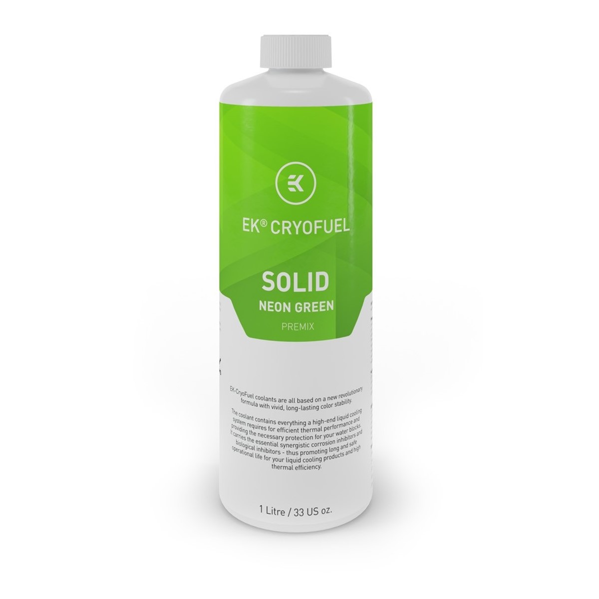 EKWB EK-CryoFuel Solid Premix PC Coolant, 1000mL, Neon Green