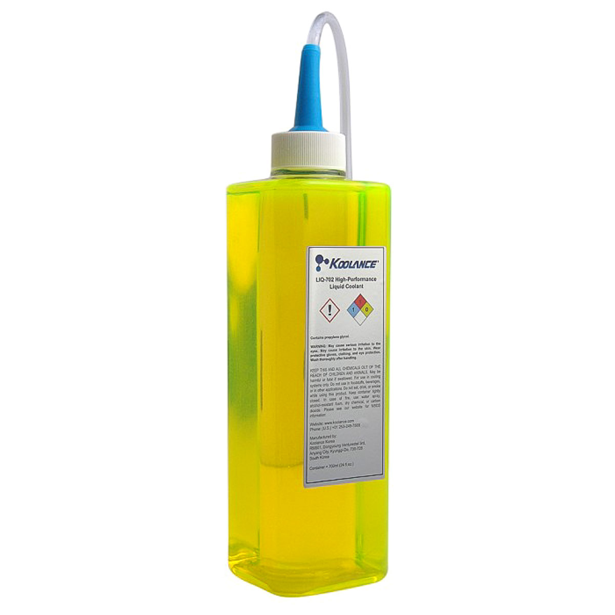 Koolance High Performance Liquid PC Coolant, 700ml, UV Yellow - Picture 1 of 1