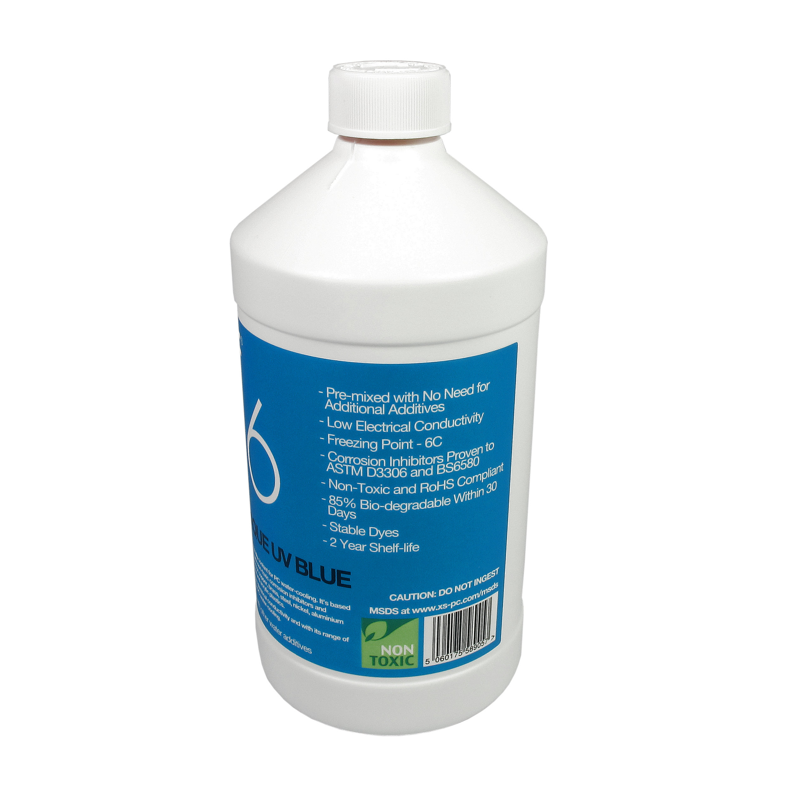 Refrigerante para PC XSPC EC6 premezcla de alto rendimiento, opaco, 1000 mL, azul UV - Imagen 2 de 5