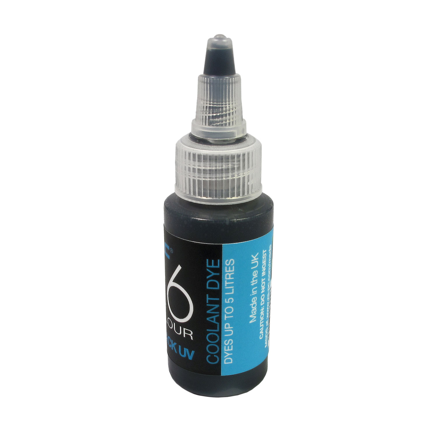 XSPC EC6 White Opaque Premix PC Coolant and ReColour Dye, UV Black - Picture 4 of 5