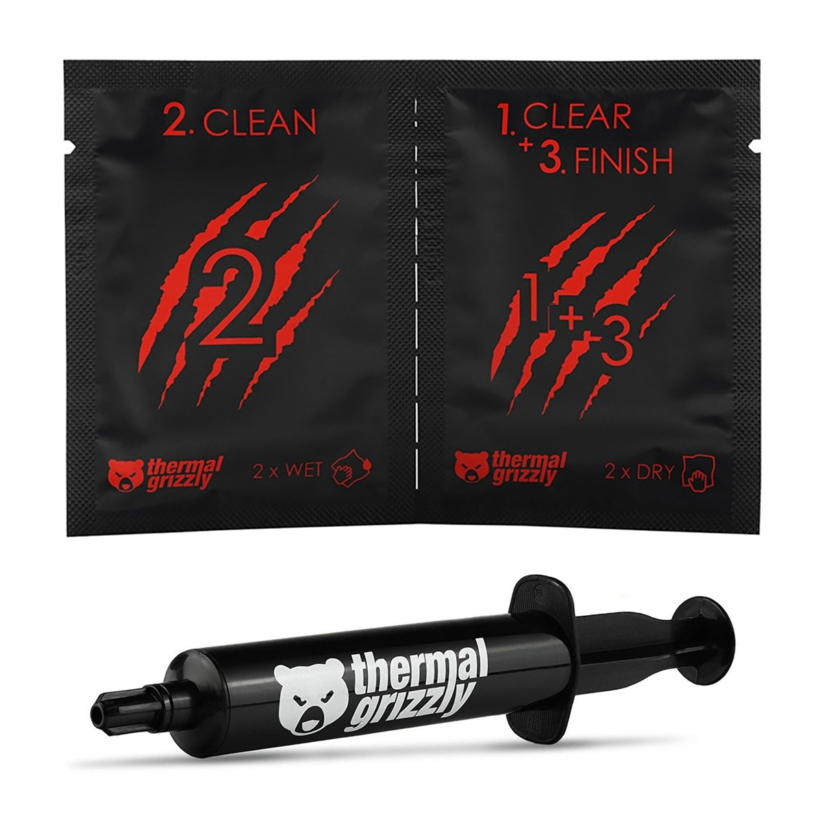 Thermal Grizzly Aeronaut Thermal Paste (10ml) and Cleaning Wipes Bundle - Picture 1 of 7
