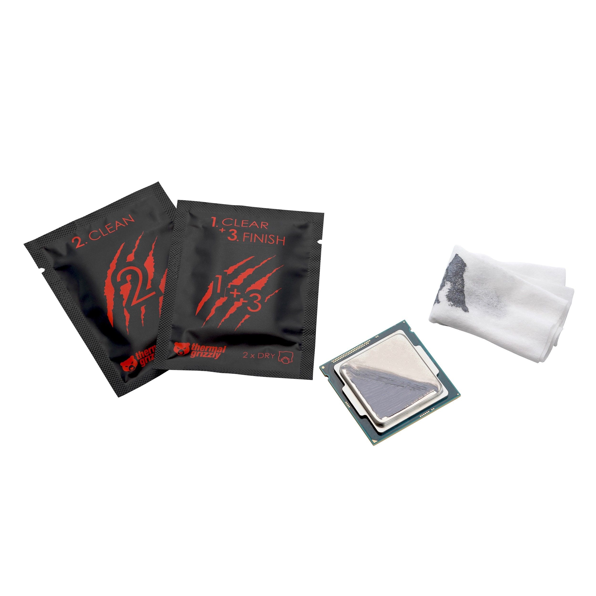 Thermal Grizzly Hydronaut Thermal Paste (7.8g) and Cleaning Wipes Bundle - Picture 6 of 7