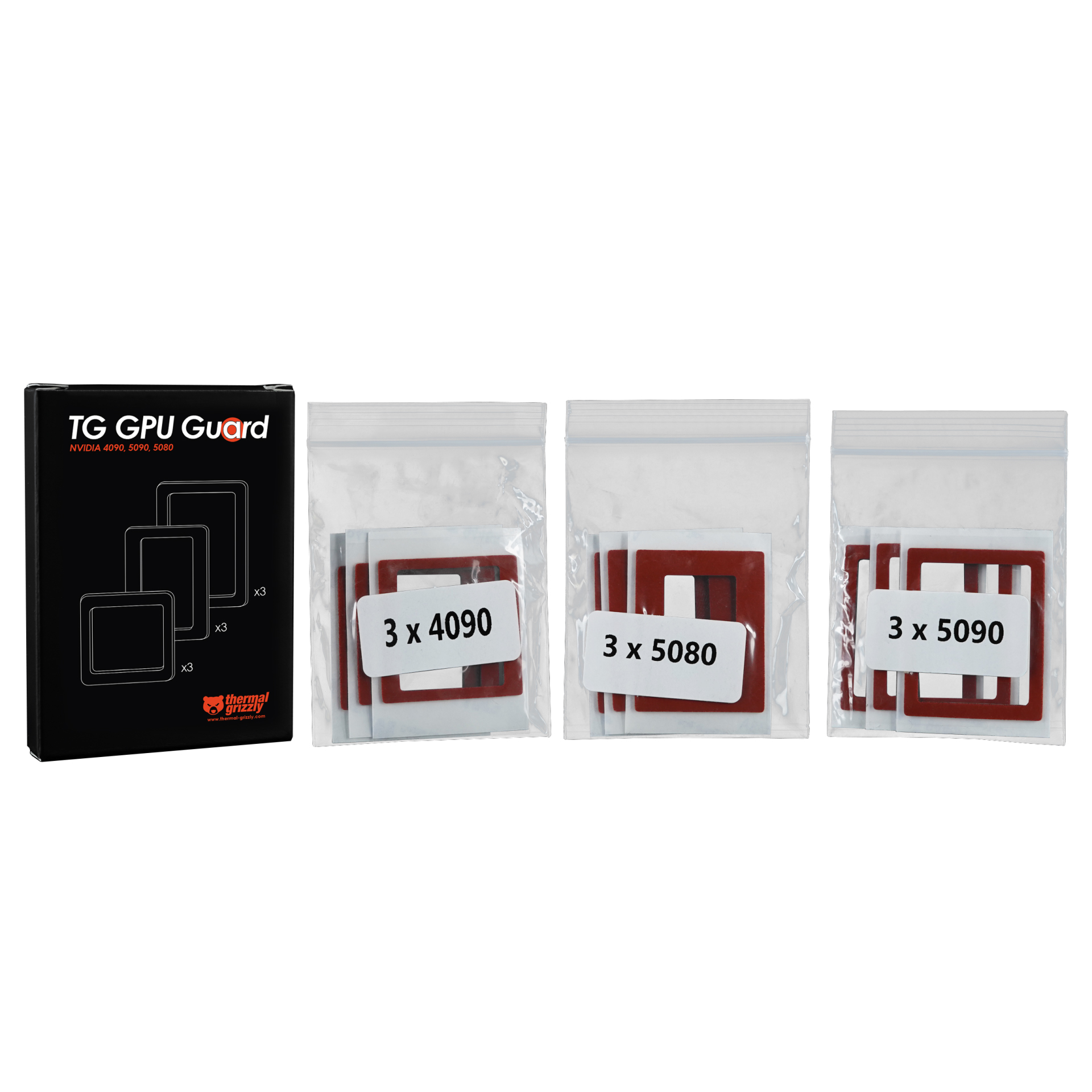 Thermal Grizzly TG GPU Guard - Nvidia GPU Set