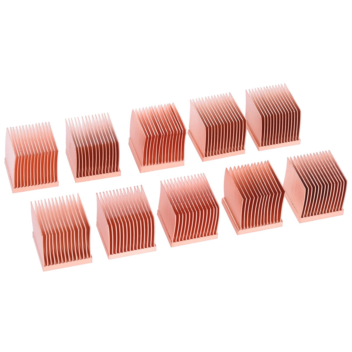 Alphacool GPU RAM Kupfer Kühlkörper, 14 x 14 mm, 10er Pack - Bild 1 von 3