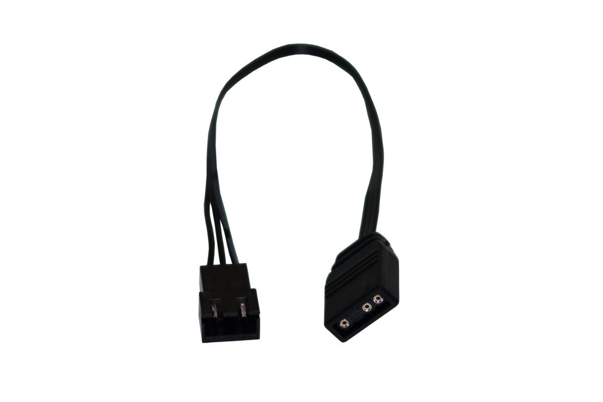 Cable Y LED RGB Digital Alphacool 3 veces con conector macho JST, 30 cm, negro - Imagen 4 de 4