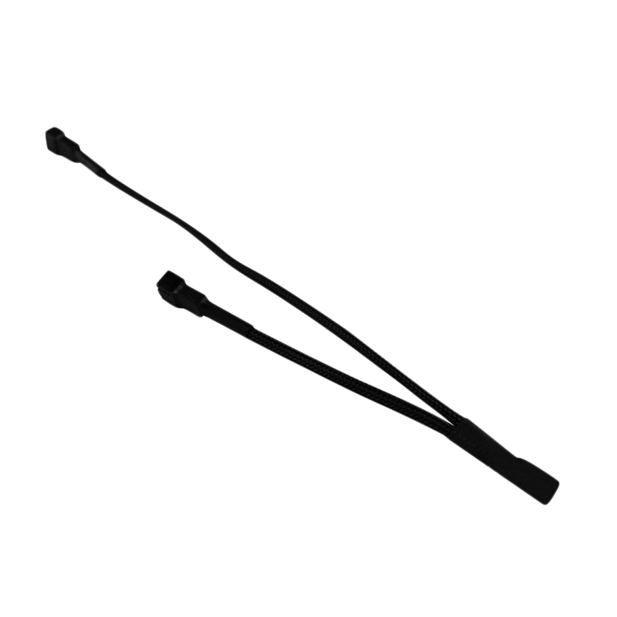 Darkside 3-Pin Radiator Fan Sleeved Splitter Cable, 240-280 (2 Fans), Jet Black - Picture 1 of 1