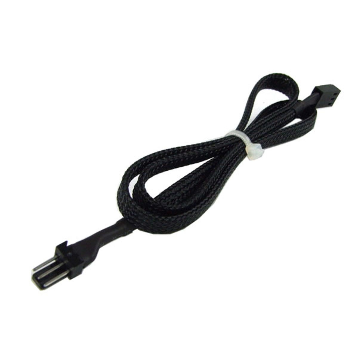 Phobya Extension Cable, 3-Pin, 60cm, Sleeved, Black - Afbeelding 1 van 1