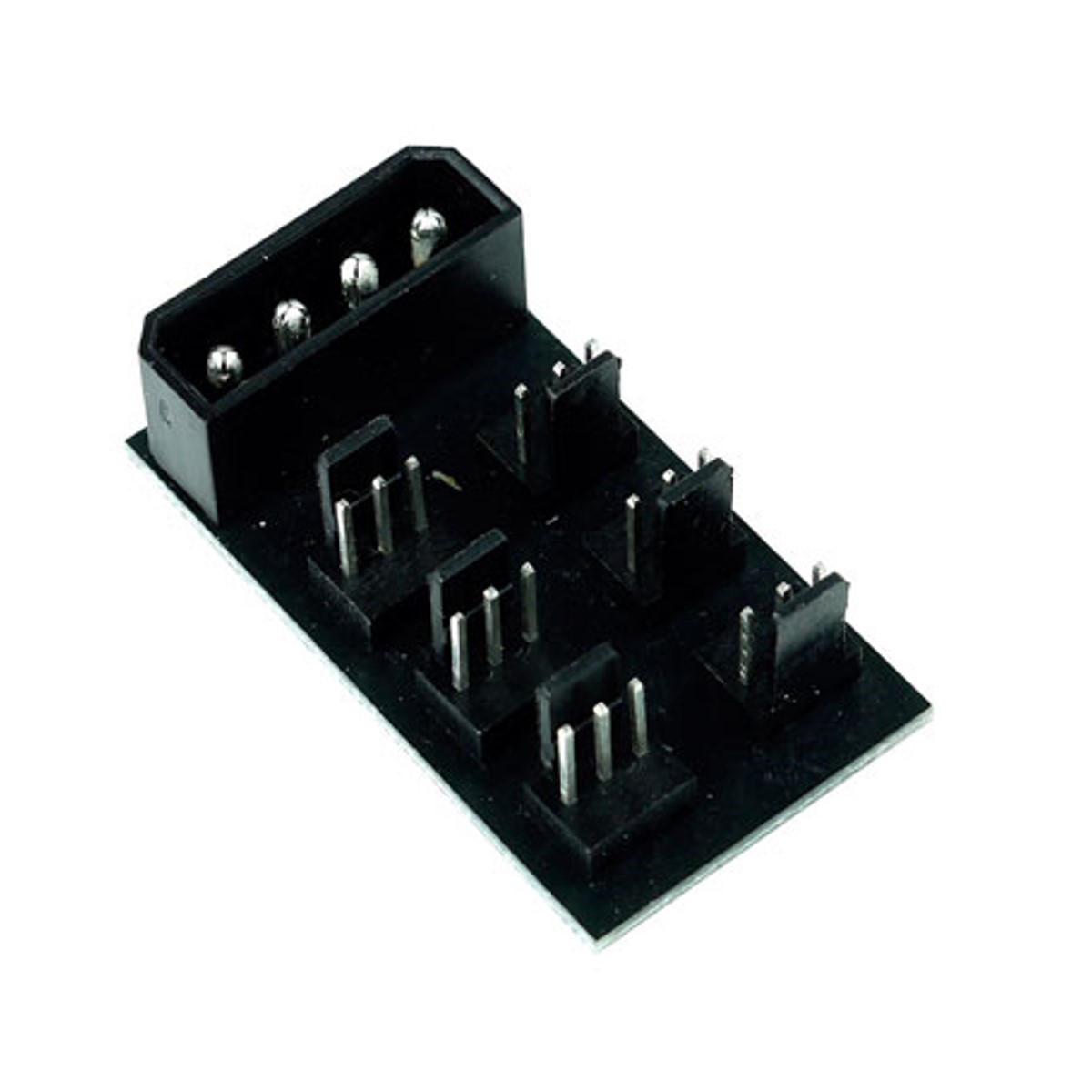 PCB divisor Phobya, 4 pines Molex a 6x 3 pines - Imagen 1 de 2