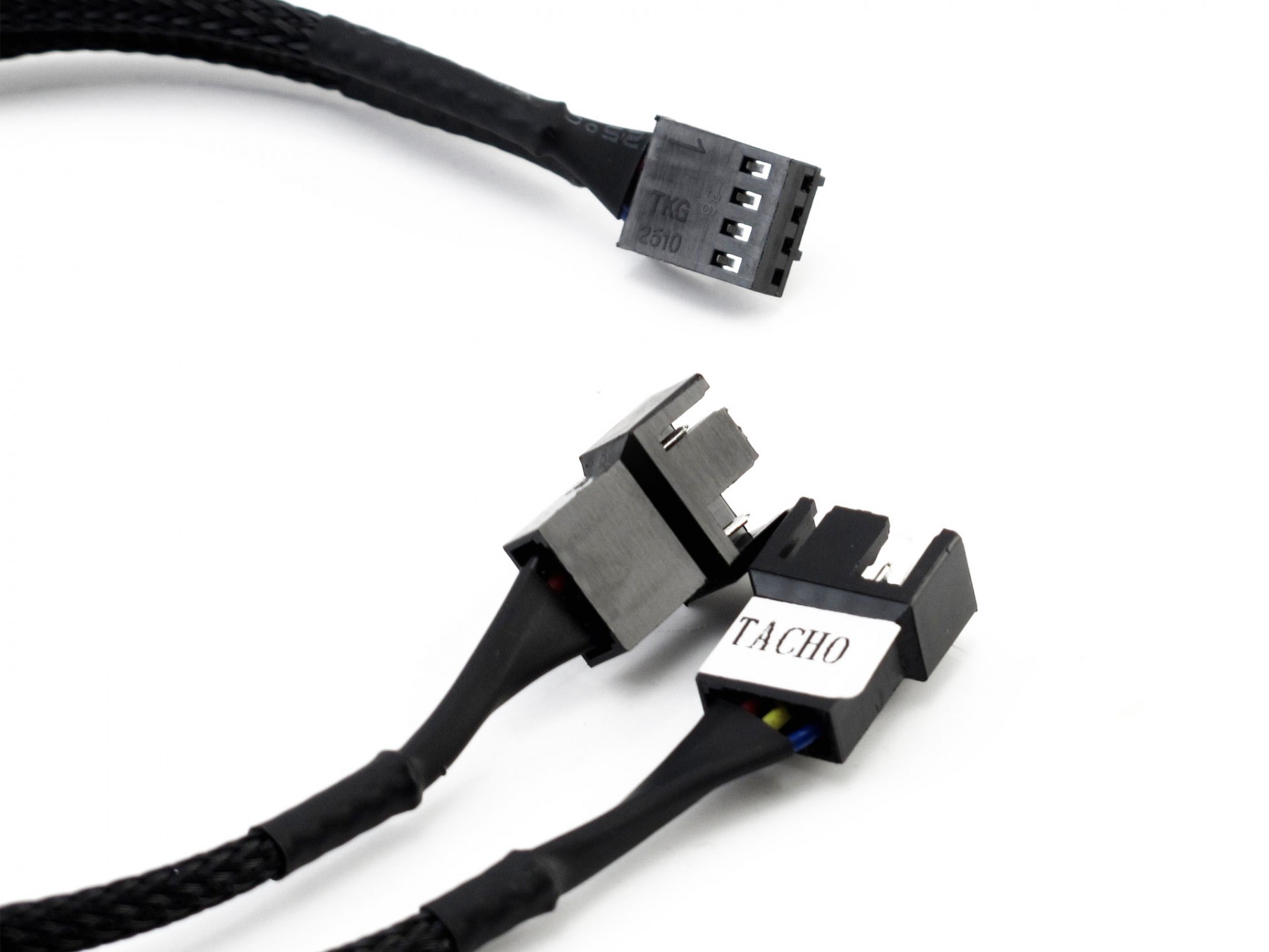 Cable divisor doble XSPC PWM, 60 cm, negro - Imagen 2 de 3