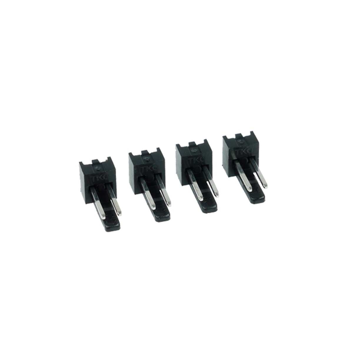 Conector de alimentación de ventilador Phobya 2 pines, macho, 4 piezas - Imagen 1 de 3
