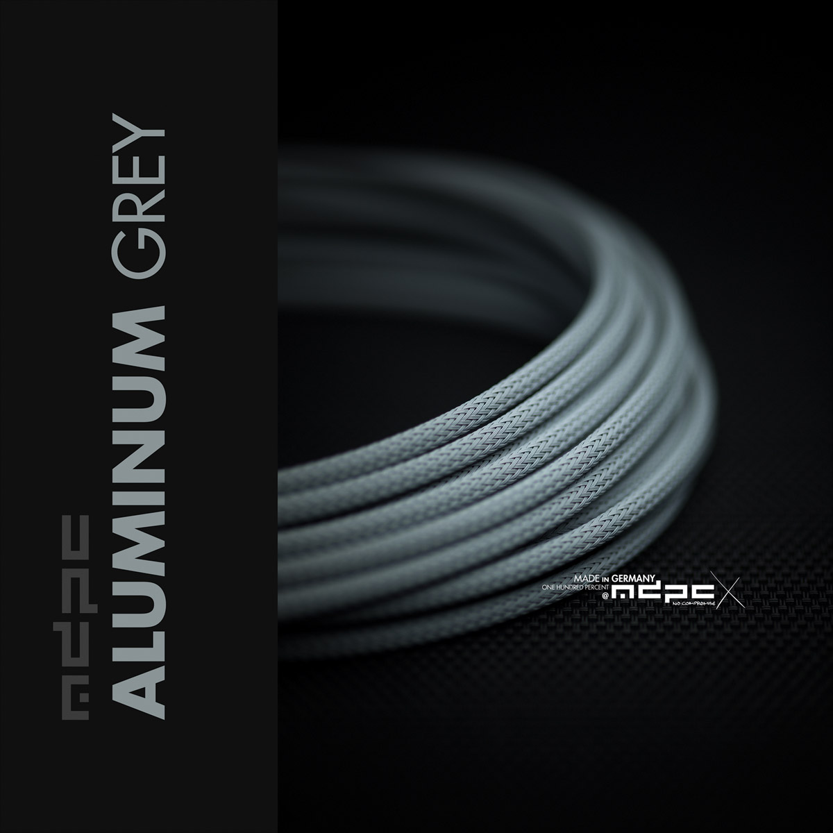 MDPC-X Classic Small Cable Sleeving, Aluminum Grey, 25-foot - Afbeelding 3 van 3