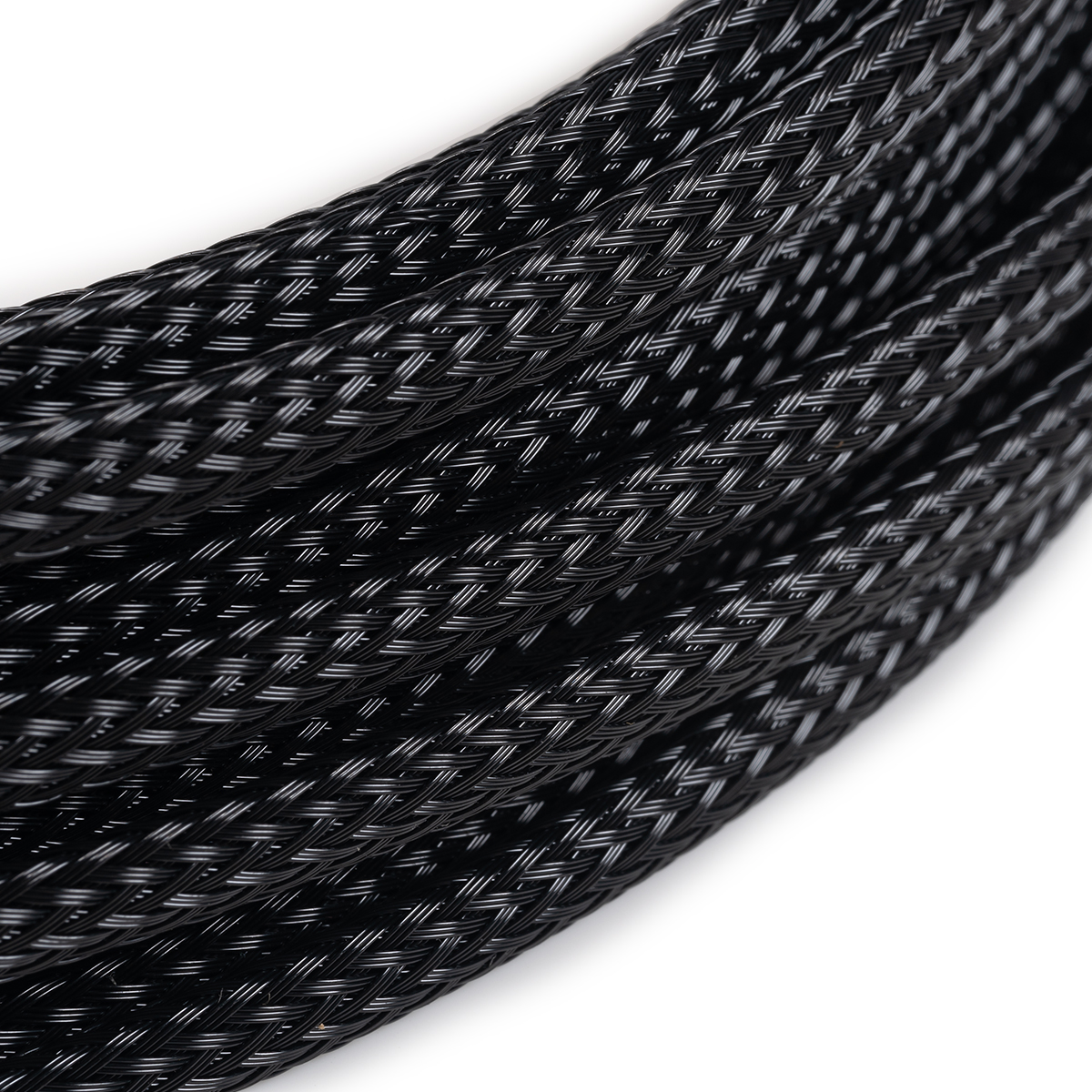 MDPC-X Classic Small Cable Sleeving, Blackest-Black, 25-foot - Picture 2 of 3
