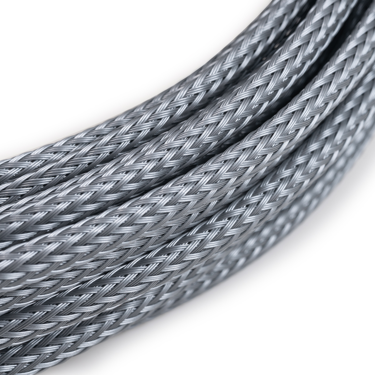 MDPC-X Classic Small Cable Sleeving, Platinum X, 25-foot - Picture 2 of 3
