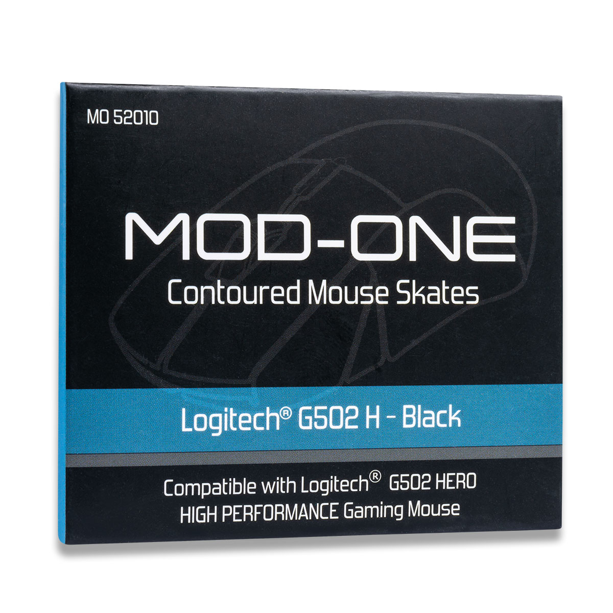 MOD-ONE Contoured Mouse Skates für Logitech G502 H, schwarz - Bild 1 von 3